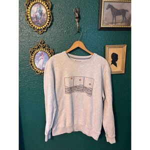 Fayettechill Oatmeal Tan Crewneck Sz Medium